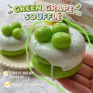 Ρεαλιστικό παιχνίδι squishy σουφλέ σταφυλιού για ανακούφιση από το άγχος.