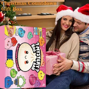 Calendario de cuenta regresiva de Navidad Mystery Bao Bao con 24 juguetes squishy