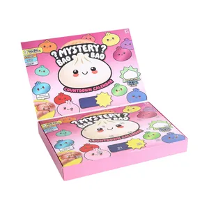 Detailed macro view of the 24-day Mystery Bao Bao countdown advent calendar gift box