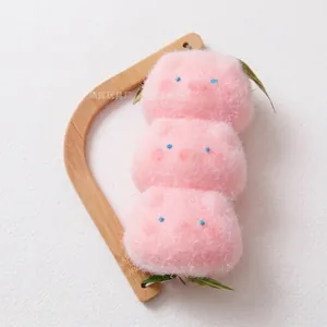 Adorable three-layer pink pig squishy toy designed for stress relief and sensory relaxation