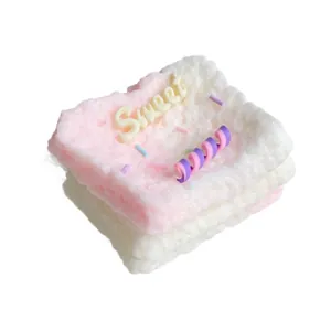 Erdbeer-Toast Squishy Stressabbau-Spielzeug mit Sweet-Dekoration Simulation