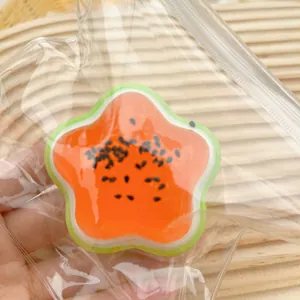 Summer Watermelon Series Squishy Toy Cute Animal Paw Star Slow Rising Stress Relief Decompression Toy Gift