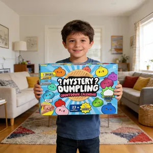 Mystery dumpling fidget toy countdown calendar gift box with 24 surprise advent toys