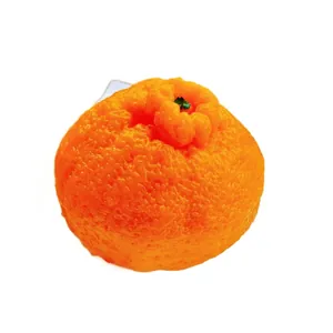 Juguete squishy naranja realista, cítrico Sumo suave para poder aliviar el estrés