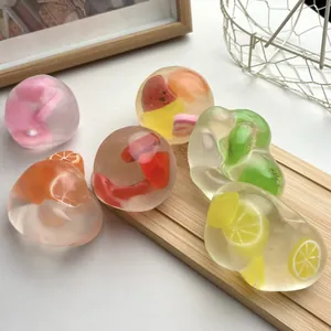 Balles anti-stress artisanales aux fruits pour la détente et le jeu