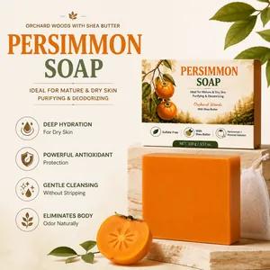 Savon au kaki pour peaux matures avec hydratation profonde et antioxydants