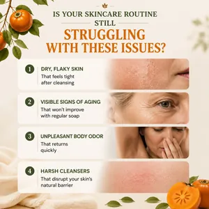 Détails des bienfaits du savon au kaki pour la peau sèche et les odeurs de corps.