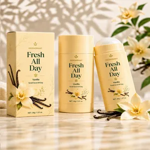 Fresh All Day long-lasting vanilla scented deodorant stick 30g with natural packaging