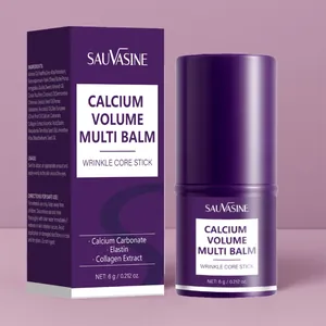 Detailansicht des Sauvasine Calcium Volume Multi Balm Sticks mit seiner Originalverpackung