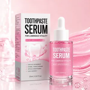 Repairing toothpaste serum 20ml with pink liquid and micro-apatite for enamel care