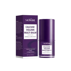 Detailansicht des SAUVASINE Calcium Volume Multi Balms und der Faltenkern-Stick Verpackung