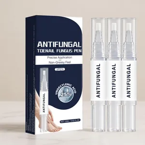 Effectieve antischimmel nagelpen set met 3 pennen voor gezonde teennagels.