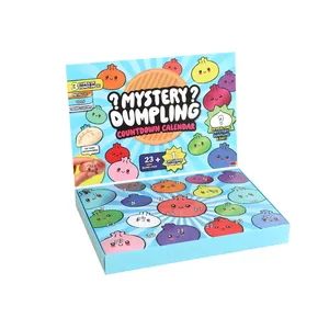 Mystery dumpling adventskalender doos met 24 verrassingen stressverlichtend speelgoed