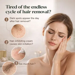 Detail showing skin irritation and hair growth addressed by Cyperus Rotundus Oil