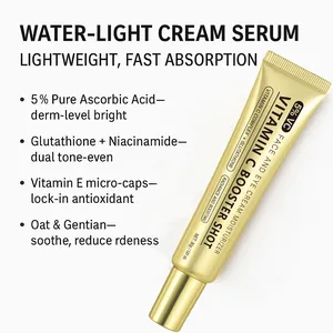 Detailed view of Vitamin C Booster Shot featuring key ingredients and skincare benefits
