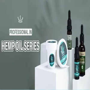 Serie professionale di olio di canapa e crema Lanthome con estratti vegetali di pregio