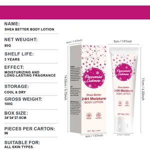 Shea Better Loción corporal hidratante 24h 80g especificaciones y dimensiones