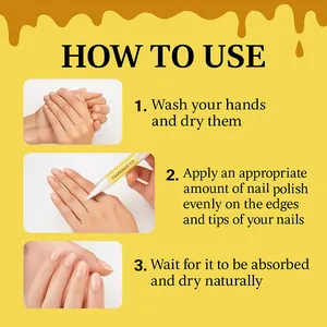 Detailed 3-step guide on how to use the organic nail regeneration oil for best results