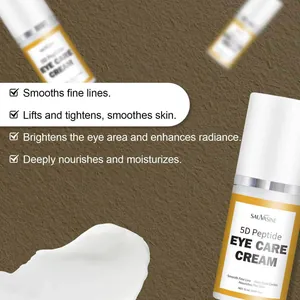 SAUVASINE 5D peptide eye care cream for smoothing fine lines and brightening eye area