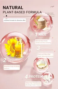 Natural plant-based formula for rice water protein conditioner bar soap ingredients