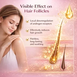 Cyperus Rotundus Oil for hair growth inhibition with follicle treatment effect.
