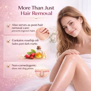 Soothing Cyperus Rotundus Oil for post-hair removal skin care with natural rosehip oil