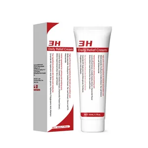 3H Daily Relief Cream 50ml in tube and box, skincare with Centella and Niacinamide.