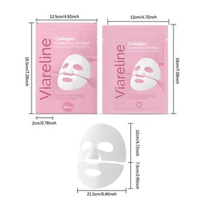 Dimensioni della scatola della maschera Viareline Collagen Luminance Lift e busta