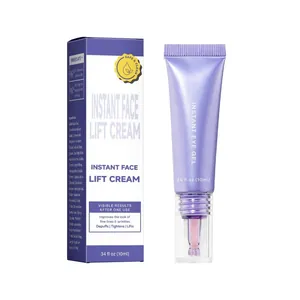 Instant lift eye gel with 10ml tube and box for anti-wrinkle eye care