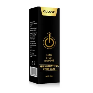 QULOVE male penis growth and care oil massage essential oil 20ml for private part nursing