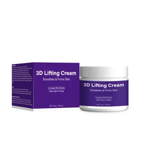 50g 3D Lifting Cream in purple box and white jar for smoothing and firming skin