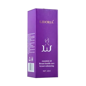 Aceite esencial nutritivo de pecho LIDORIA 10ml en caja púrpura