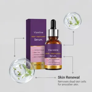 Viareline BHA und Niacinamid Serum für tiefe Porenreinigung und Hauterneuerungseffekte