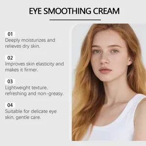 Detalle de los beneficios de la crema suavizante de ojos para hidratar y reafirmar