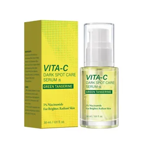 Detailweergave van Green Tangerine Vita-C Serum 30ml met doos en 5% Niacinamide