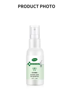 Vue détaillée du flacon pulvérisateur LIDORIA pour la croissance des cheveux de 35ml