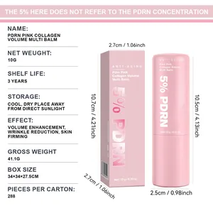 Vista dettagliata del multi balm rosa al collagene PDRN con dimensioni e specifiche