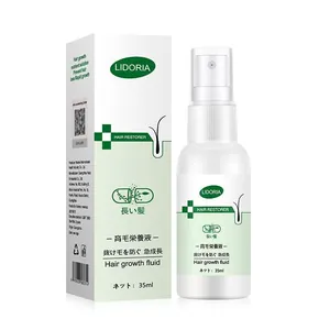 Lidoria spray de croissance capillaire 35ml à l'essence de gingembre pour cheveux