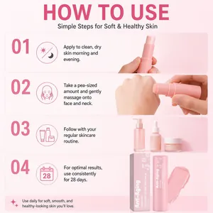 Anwendung des PDRN Pink Collagen Multi-Balm für weiche Haut