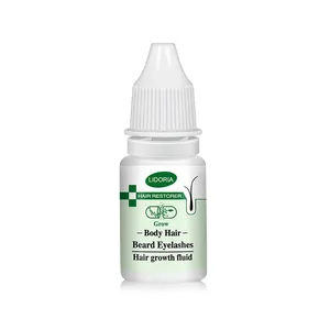 LIDORIA 10 ml Haarwuchsflüssigkeit für Körperhaare Bart und Wimpern Pflegeessenz
