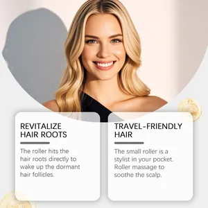 Nourishing hair essence detail showing scalp revitalization and travel-friendly design.