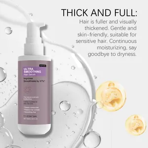 Ultra Smoothing hair serum with nourishing oil drops for dry and frizzy hair texture