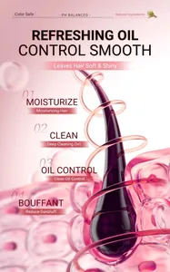 Grafica macro di una ciocca di capelli che mostra i benefici dello shampoo all'acqua di riso