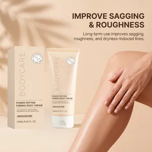 Bodycare power peptide firming body cream 250ml for moisturizing and glowing skin