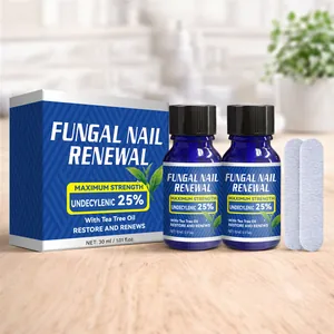 Traitement de Renouvellement des Ongles Fongiques Formule Renforcée à l'Huile de Théier et à l'Acide Undécylénique