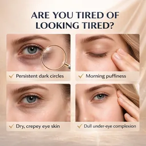 Effective eye serum targeting dark circles, puffiness, and fine wrinkles around eyes.