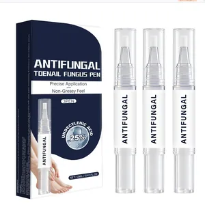 Professionele set van 3 nagelschimmel behandelpennen met 25% undecyleenzuur vloeistof