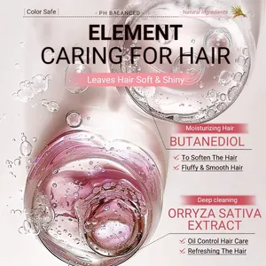 Shampoo solido all'acqua di riso per capelli morbidi e lucenti cura naturale