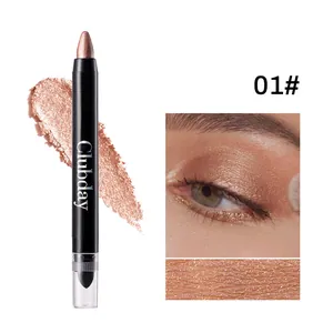 Swatch de fard à paupières scintillant et effet maquillage des yeux pour la teinte 01#