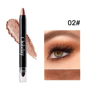 Stick fard à paupières nacré 02# bronze or rose pour des reflets maquillage scintillants